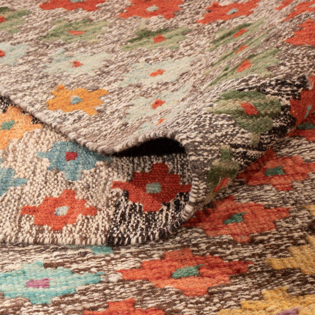 Dywan Kelim - Splash - 298 x 206 cm - wielokolorowy