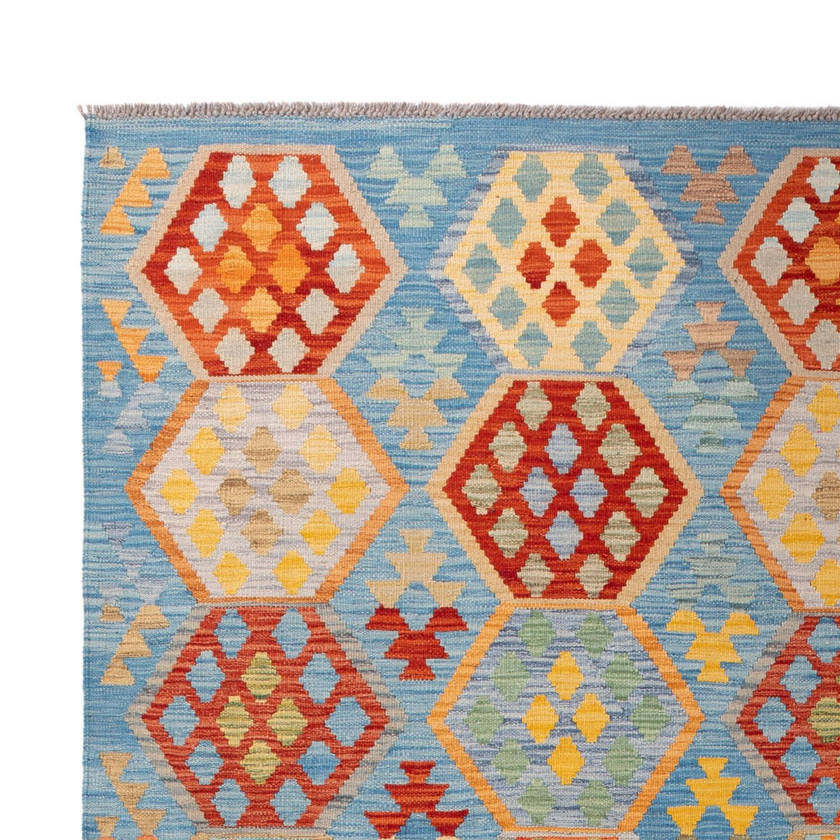 Dywan Kelim - Splash - 310 x 207 cm - wielokolorowy