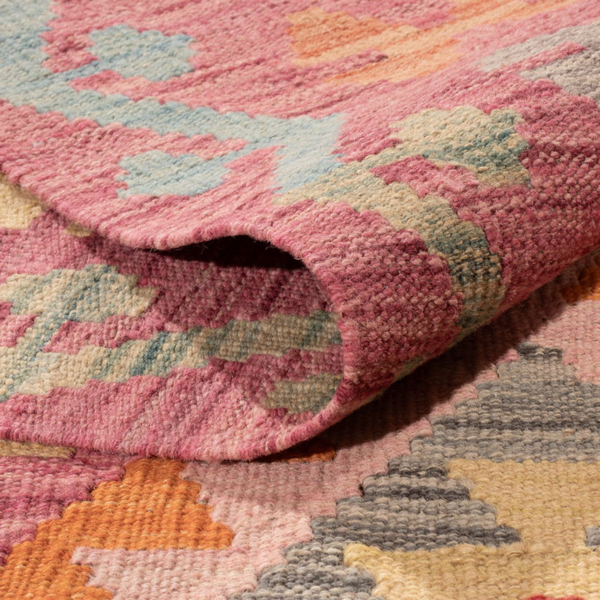 Dywan Kelim - Splash - 297 x 194 cm - wielokolorowy