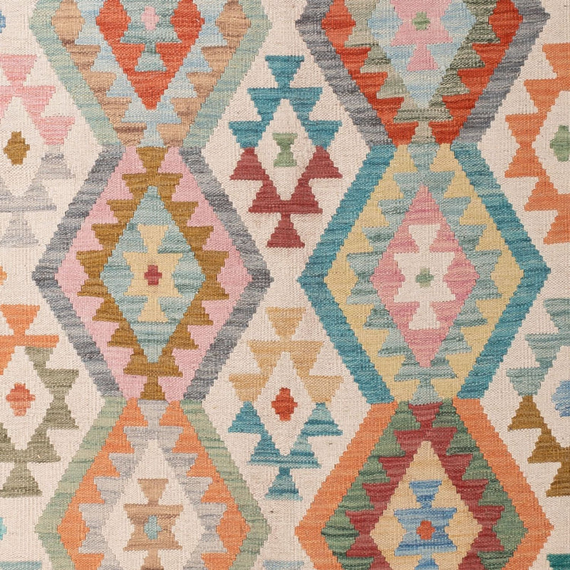 Dywan Kelim - Splash - 298 x 205 cm - wielokolorowy