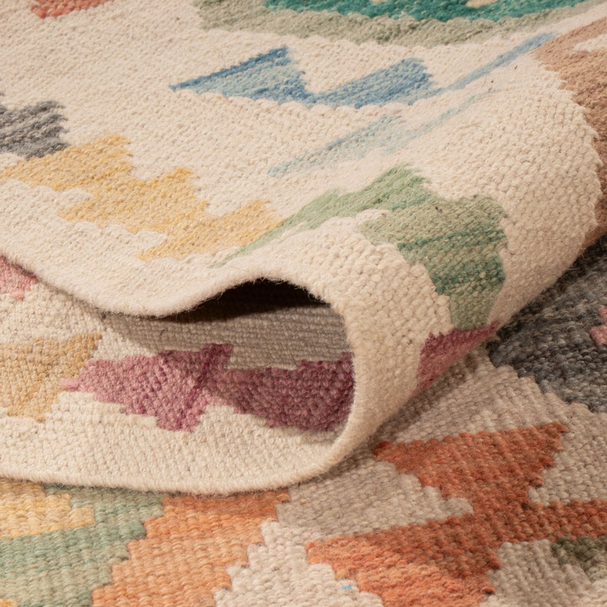 Dywan Kelim - Splash - 298 x 205 cm - wielokolorowy