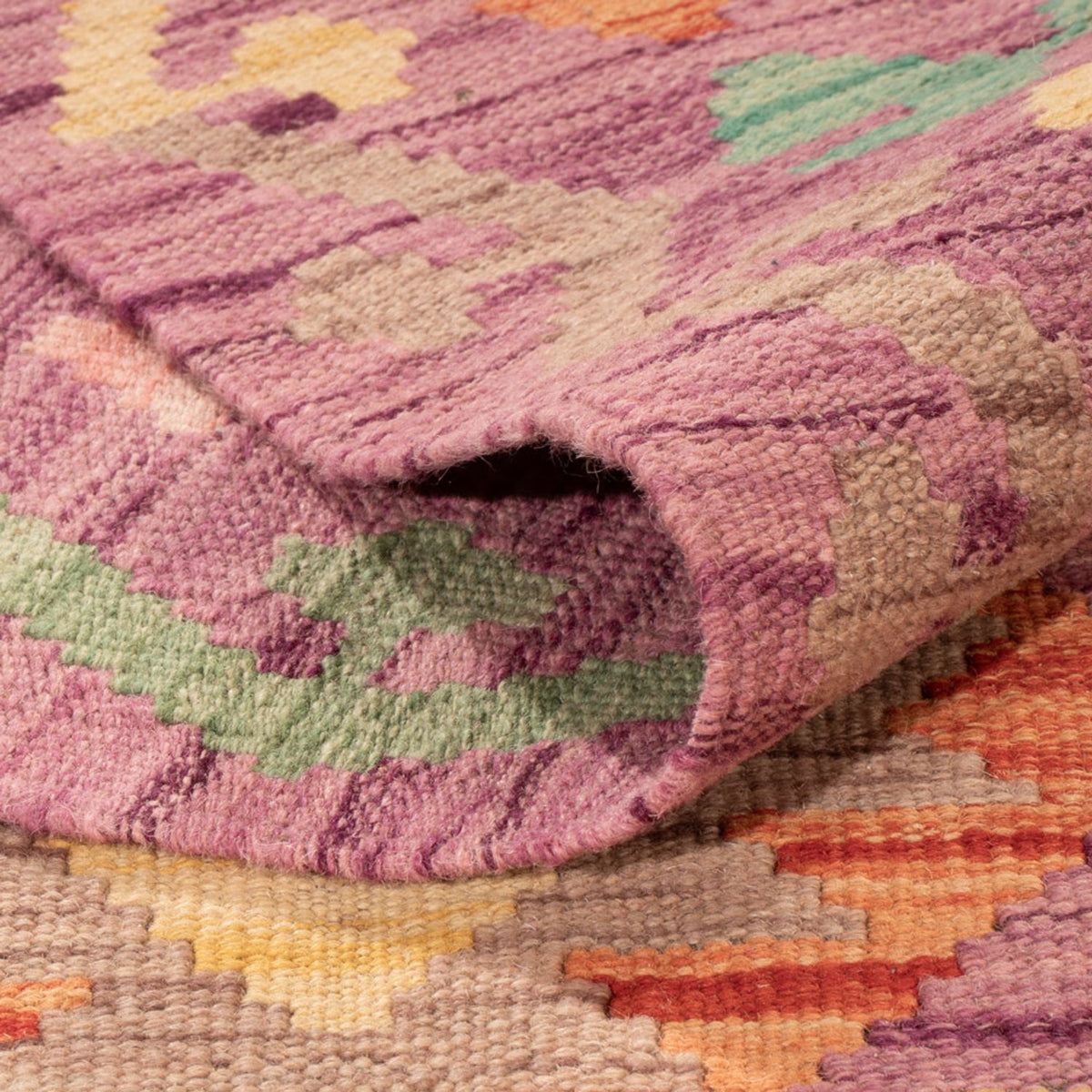 Dywan Kelim - Splash - 299 x 198 cm - wielokolorowy