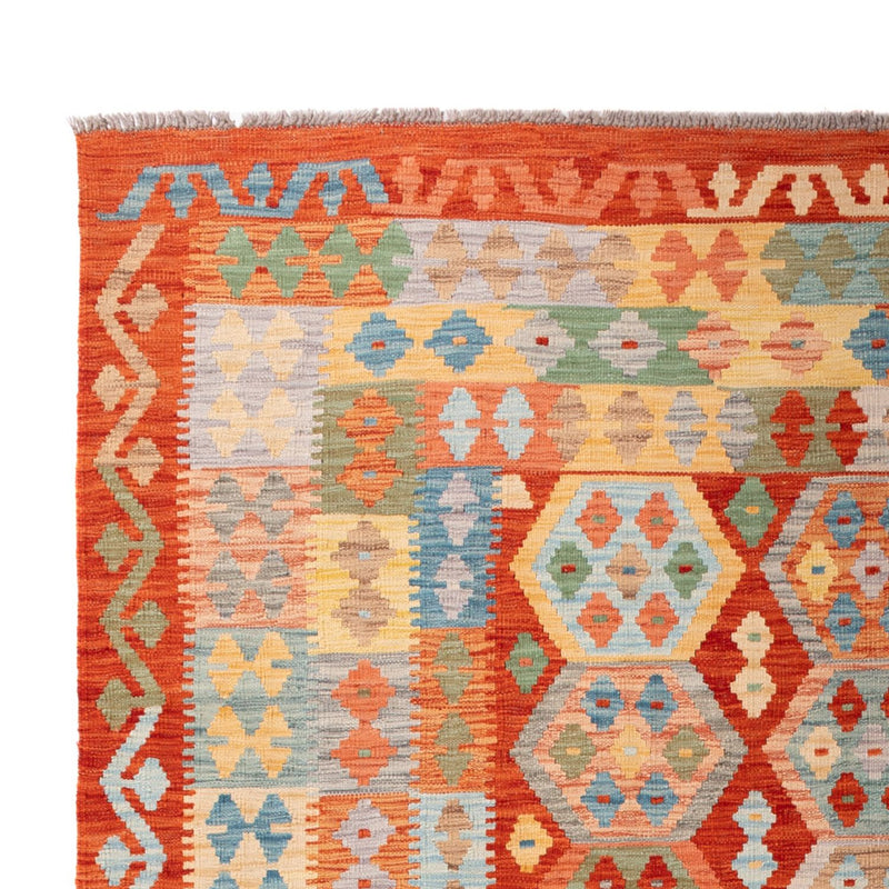 Dywan Kelim - Splash - 305 x 207 cm - wielokolorowy