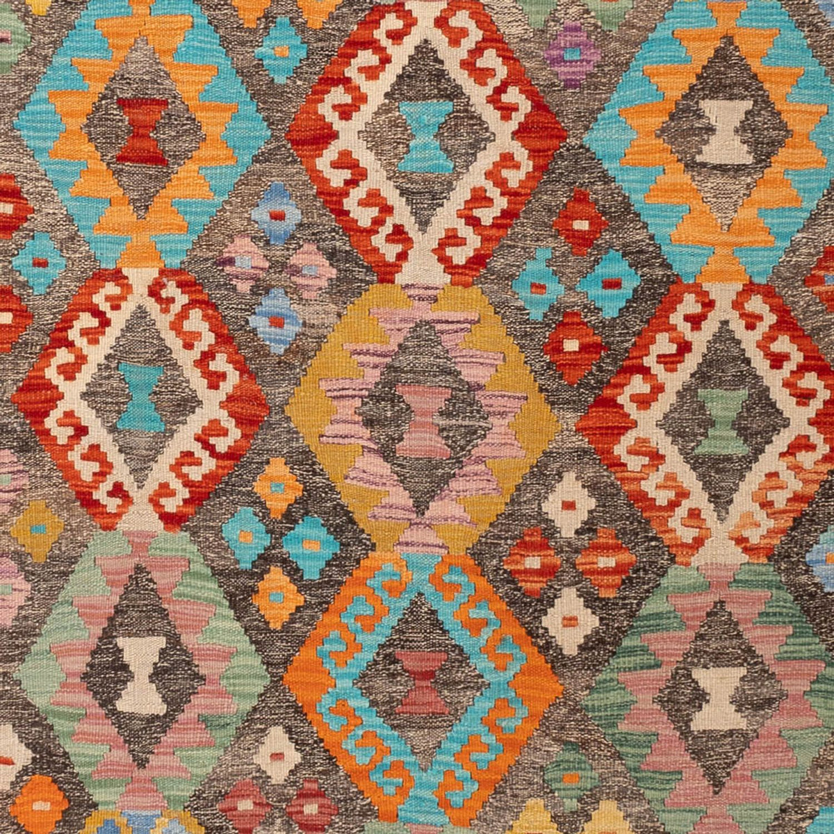 Dywan Kelim - Splash - 314 x 201 cm - wielokolorowy