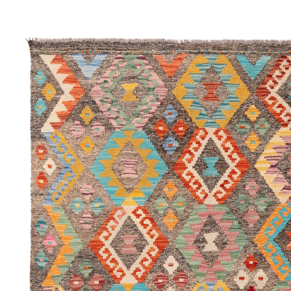 Dywan Kelim - Splash - 314 x 201 cm - wielokolorowy