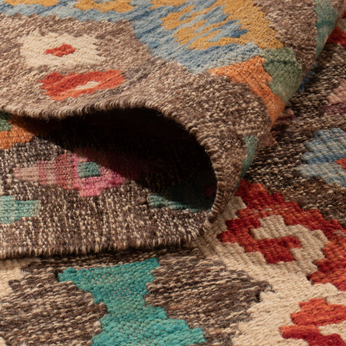 Dywan Kelim - Splash - 314 x 201 cm - wielokolorowy