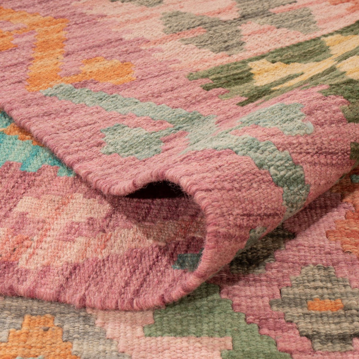 Dywan Kelim - Splash - 318 x 205 cm - wielokolorowy