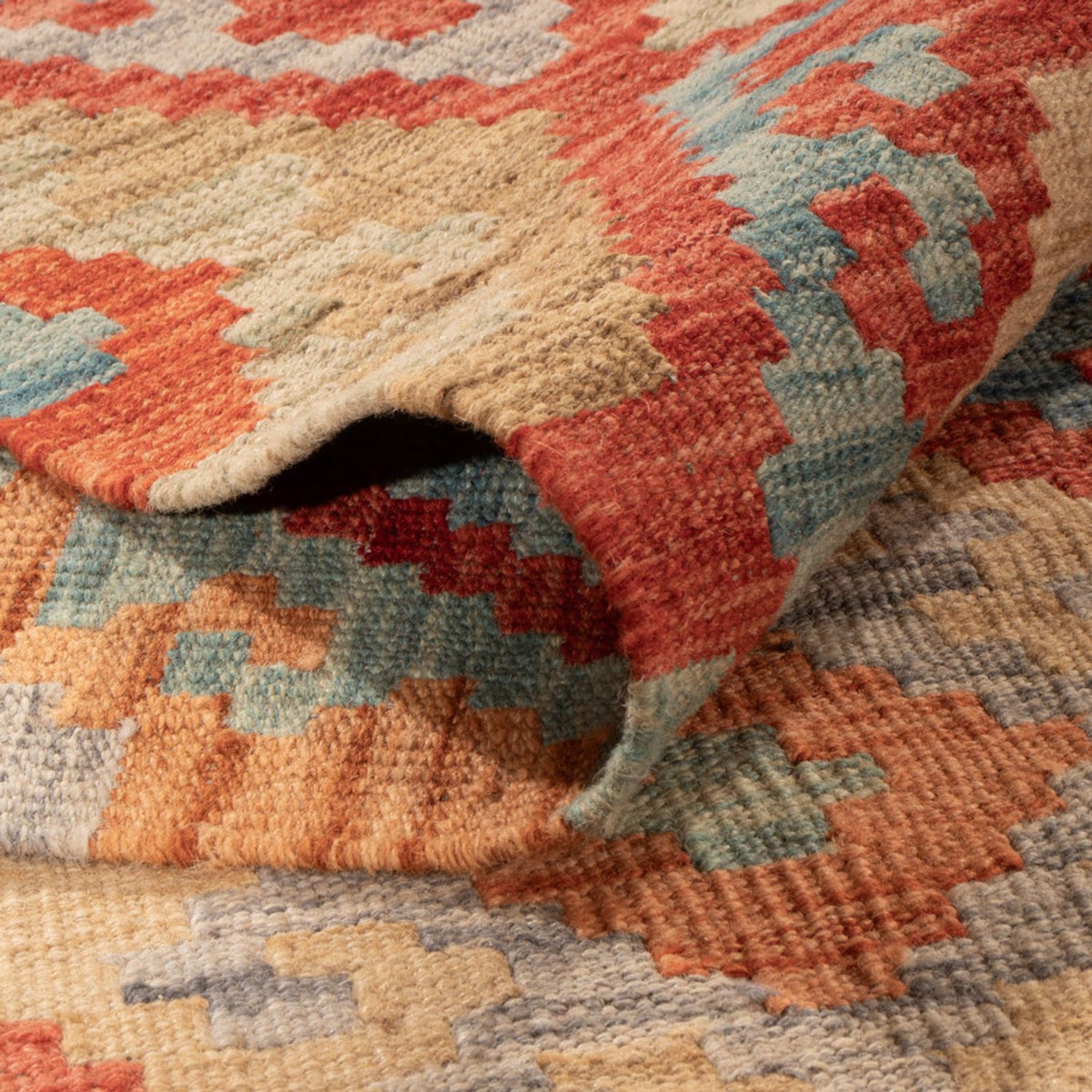 Dywan Kelim - Splash - 292 x 201 cm - wielokolorowy