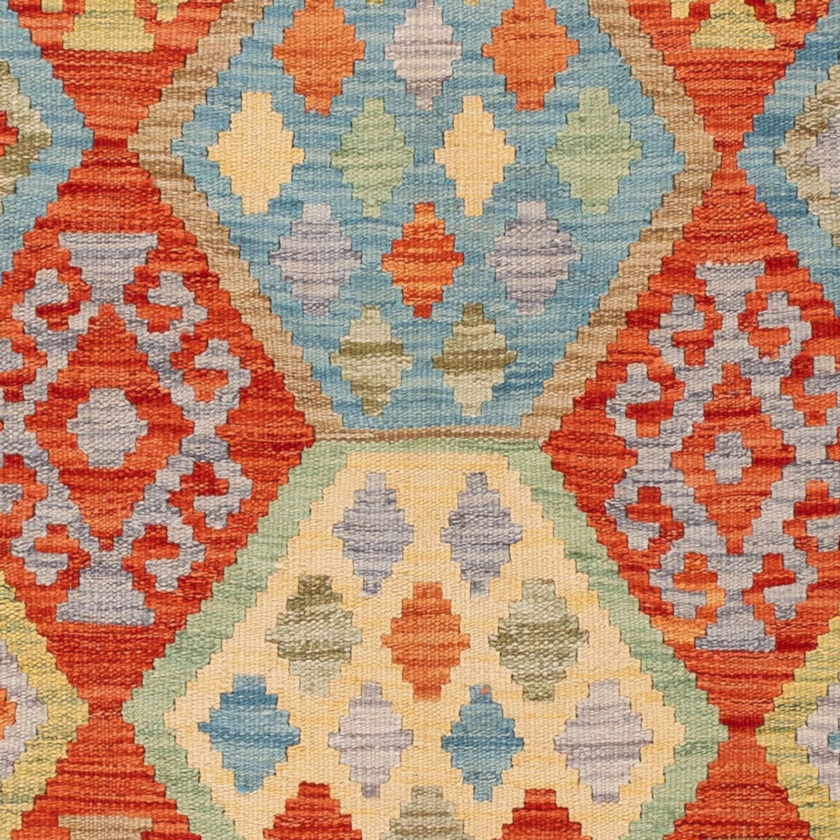 Dywan Kelim - Splash - 186 x 122 cm - wielokolorowy