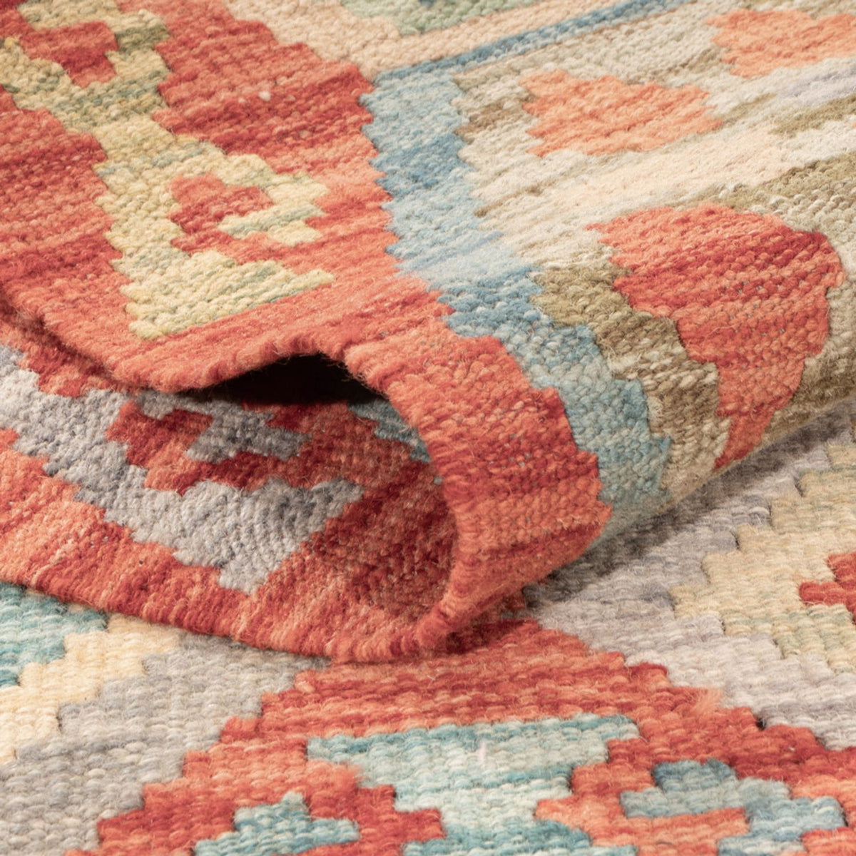 Dywan Kelim - Splash - 186 x 122 cm - wielokolorowy