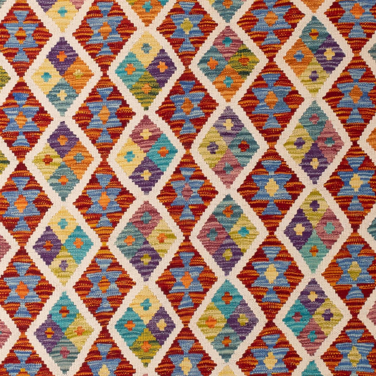 Dywan Kelim - Splash - 307 x 205 cm - wielokolorowy