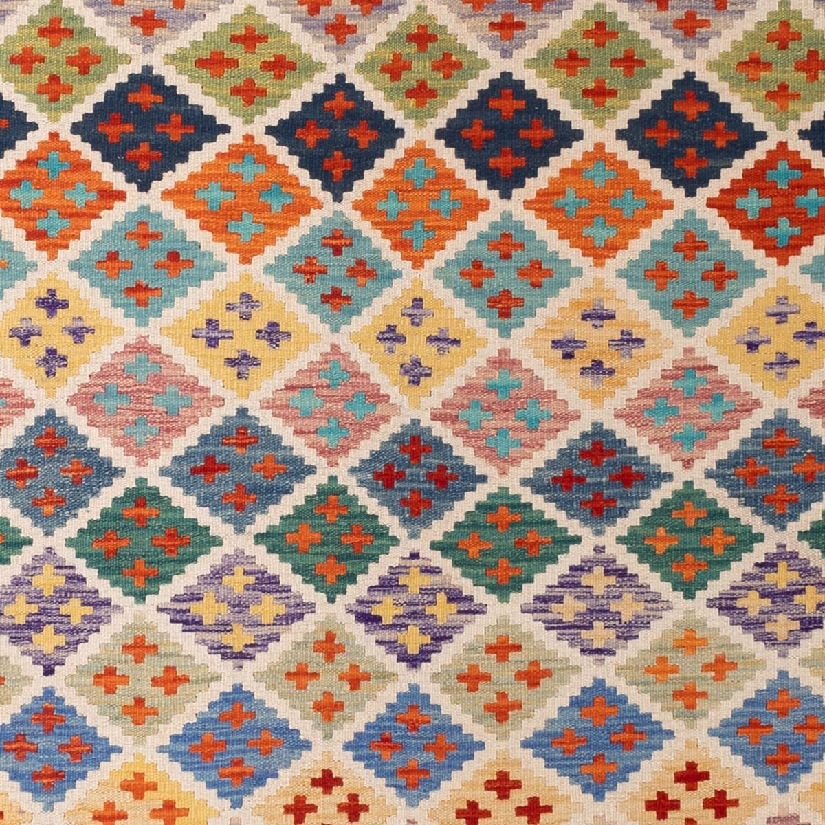 Dywan Kelim - Splash - 304 x 209 cm - wielokolorowy