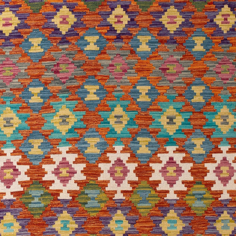 Dywan Kelim - Splash - 292 x 213 cm - wielokolorowy