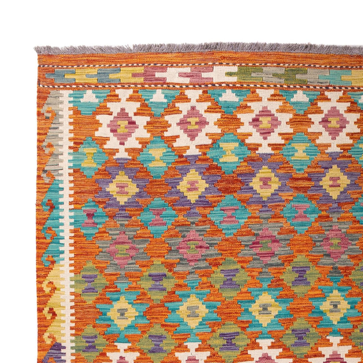 Dywan Kelim - Splash - 292 x 213 cm - wielokolorowy