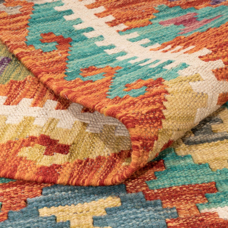 Dywan Kelim - Splash - 292 x 213 cm - wielokolorowy