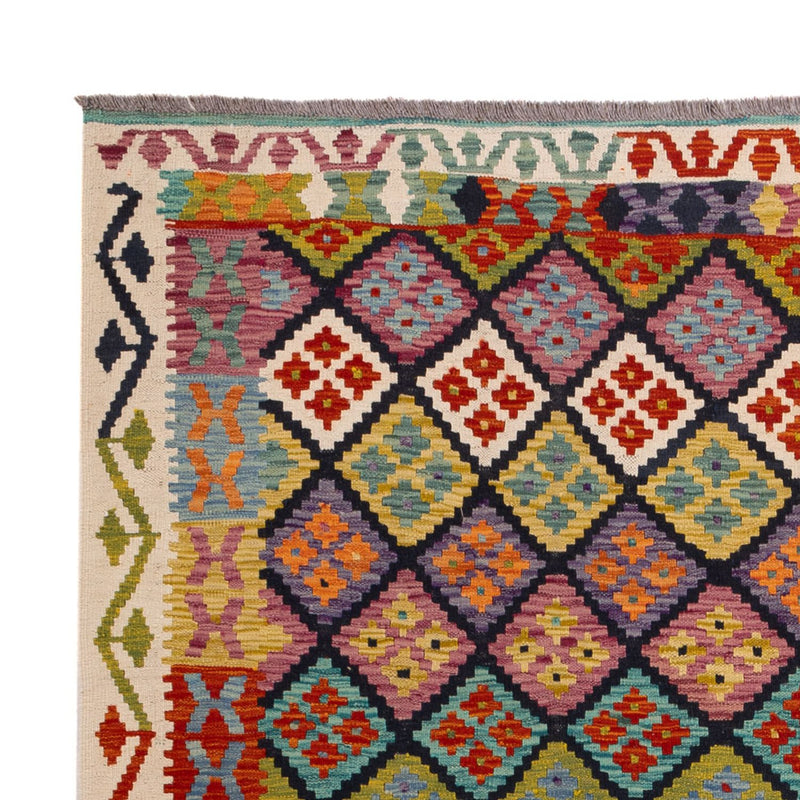 Dywan Kelim - Splash - 298 x 206 cm - wielokolorowy