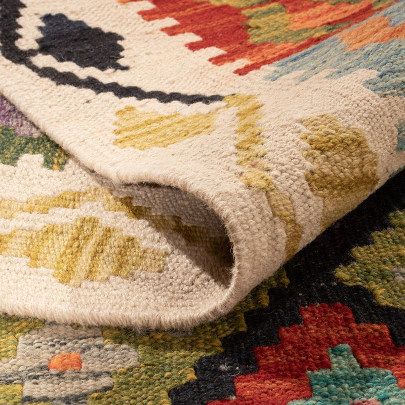 Dywan Kelim - Splash - 298 x 206 cm - wielokolorowy