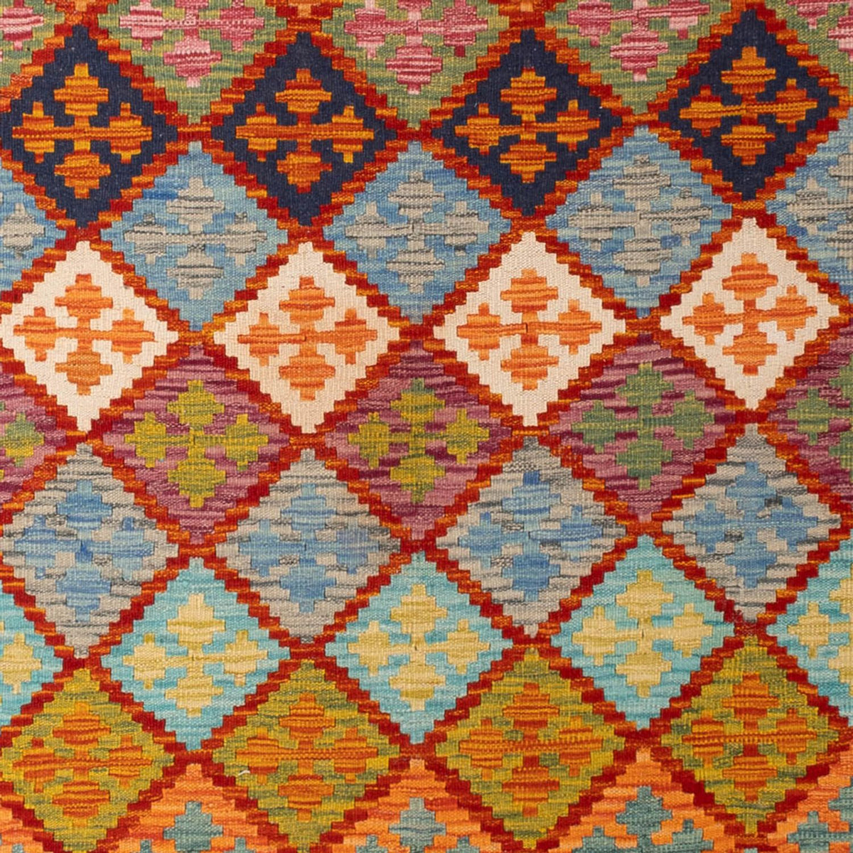 Dywan Kelim - Splash - 296 x 209 cm - wielokolorowy