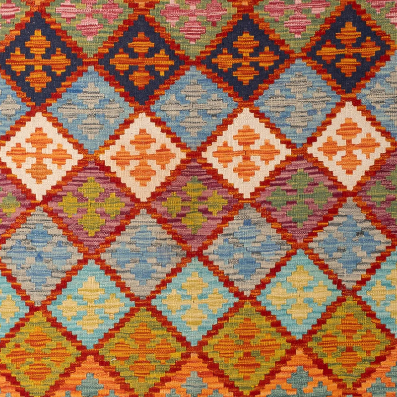 Dywan Kelim - Splash - 296 x 209 cm - wielokolorowy