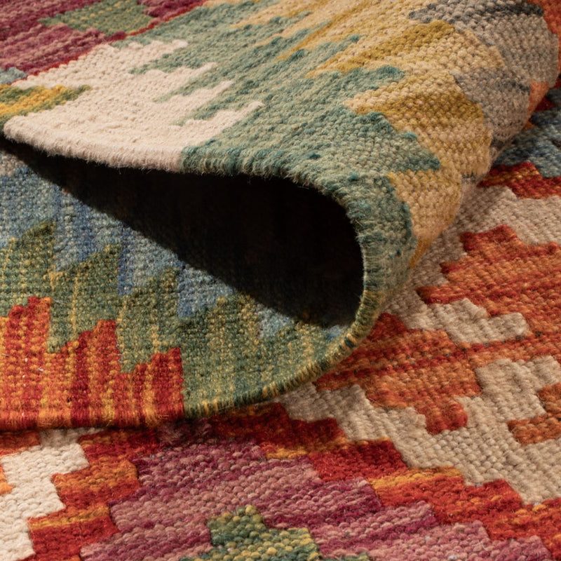 Dywan Kelim - Splash - 296 x 209 cm - wielokolorowy