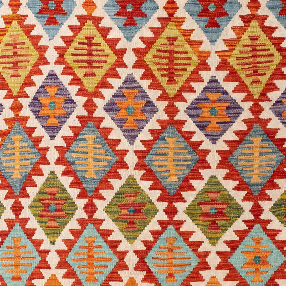 Dywan Kelim - Splash - 307 x 200 cm - wielokolorowy