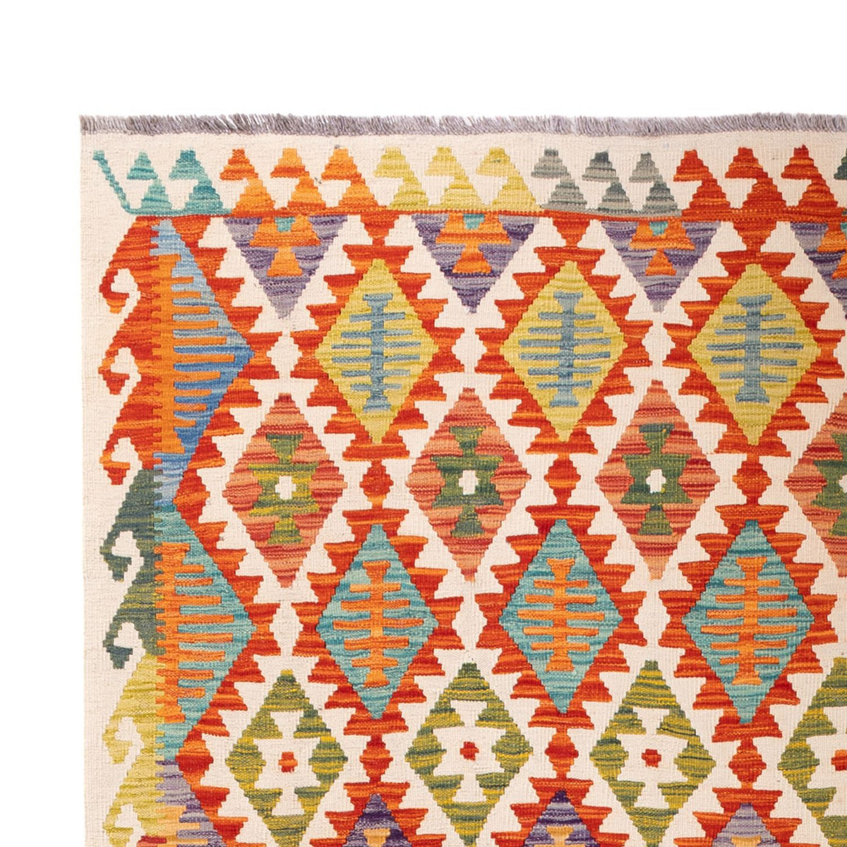 Dywan Kelim - Splash - 307 x 200 cm - wielokolorowy