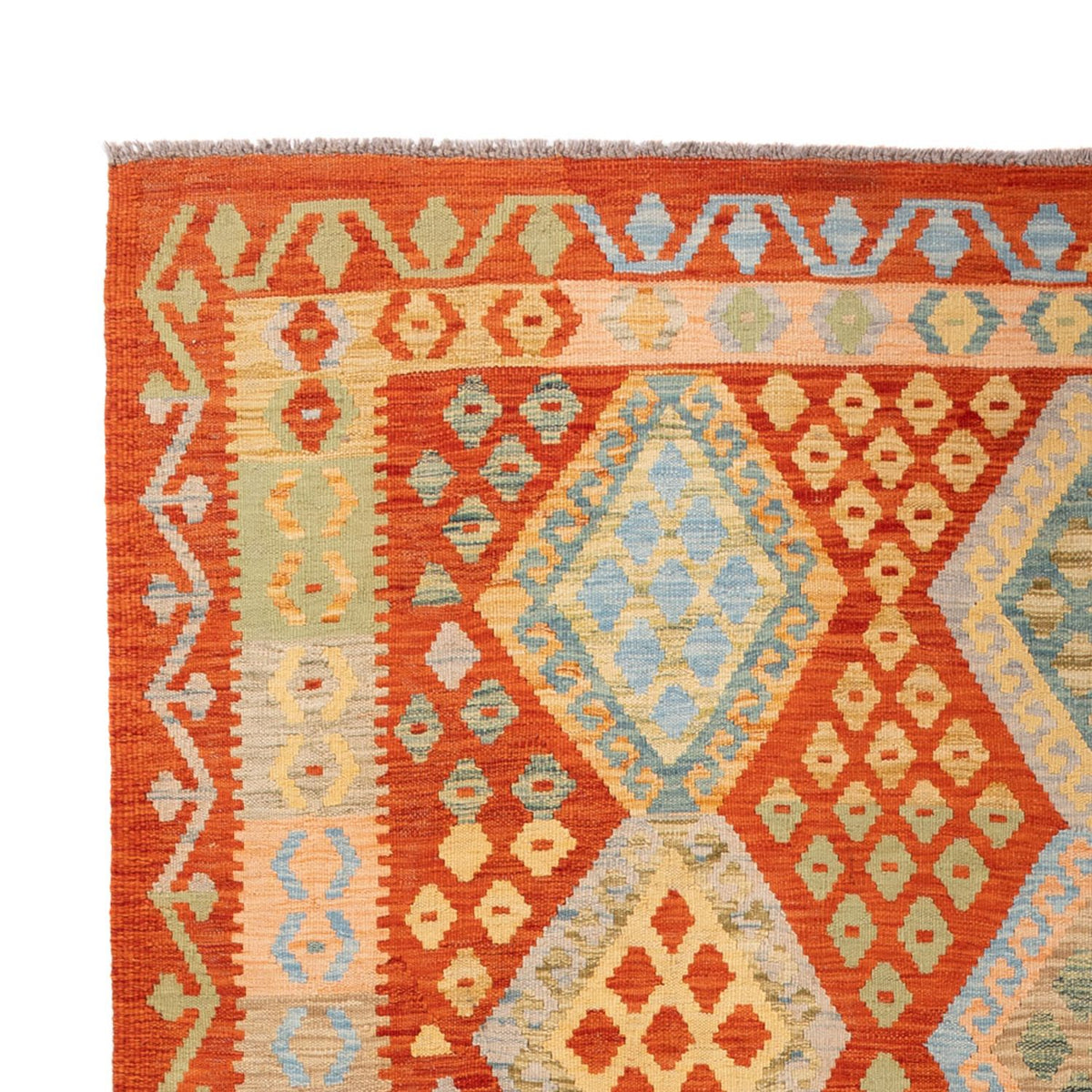 Dywan Kelim - Splash - 304 x 207 cm - wielokolorowy