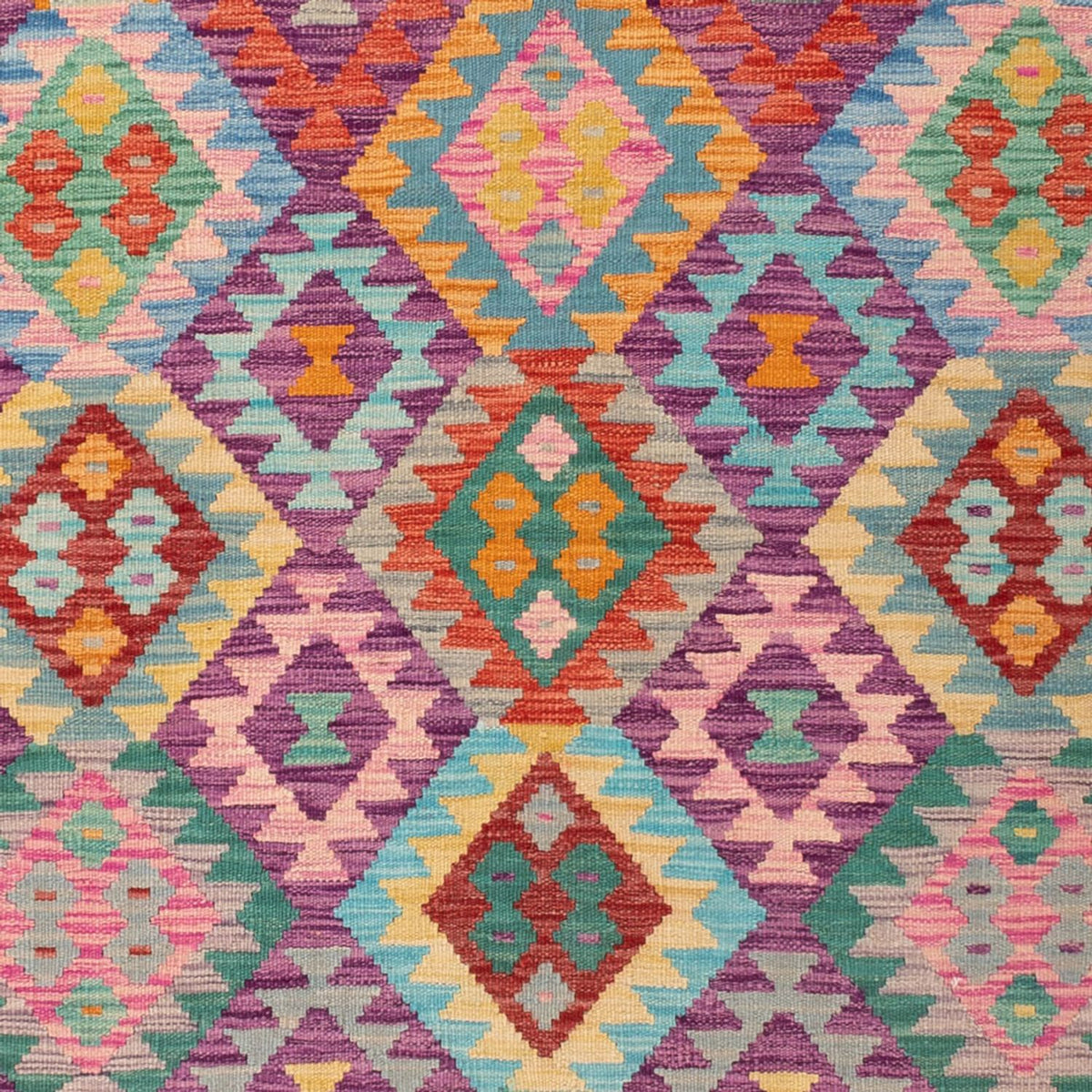 Dywan Kelim - Splash - 301 x 200 cm - wielokolorowy