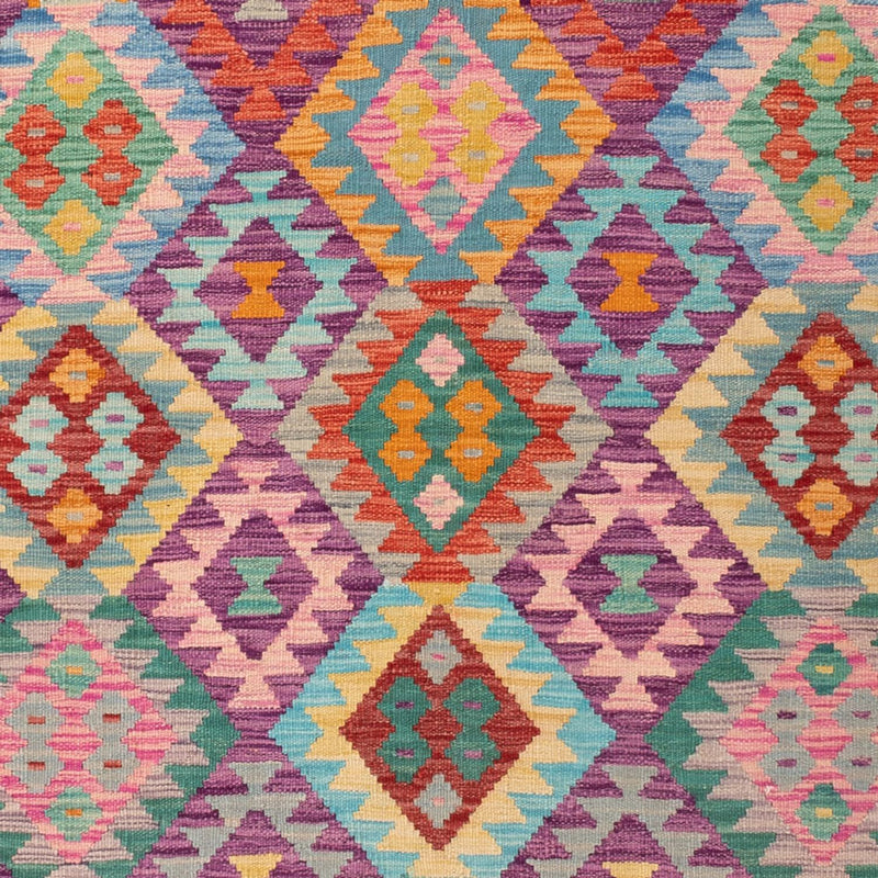 Dywan Kelim - Splash - 301 x 200 cm - wielokolorowy