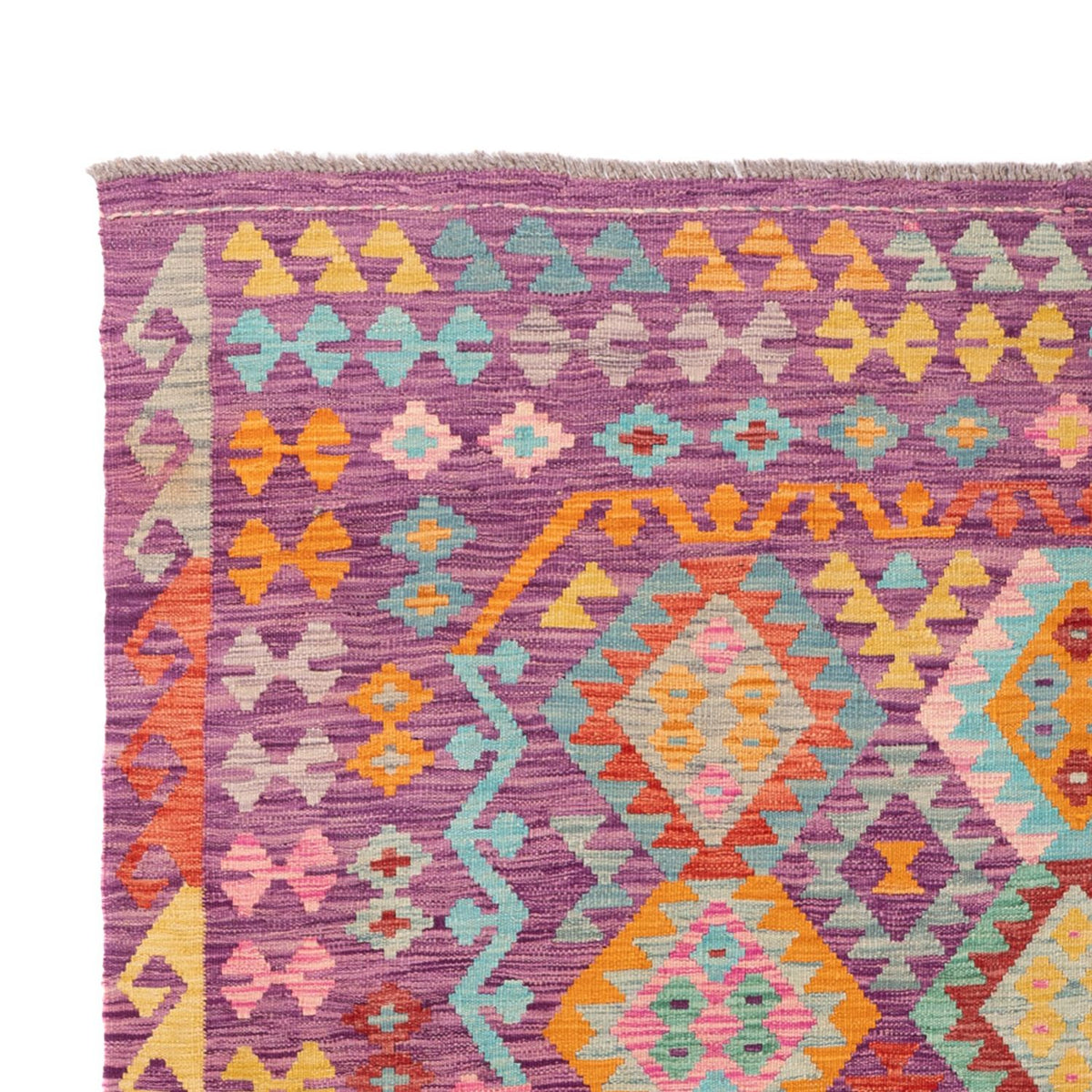 Dywan Kelim - Splash - 301 x 200 cm - wielokolorowy