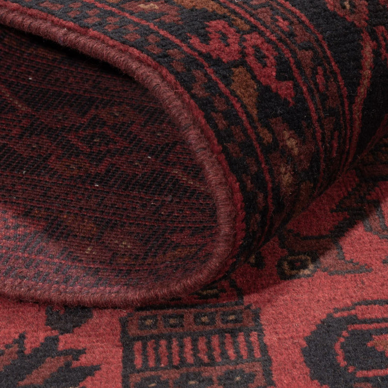 Afgański dywan - Kunduz - 197 x 128 cm - czerwony