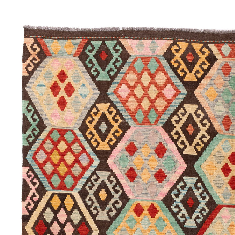 Dywan Kelim - Splash - 294 x 201 cm - wielokolorowy