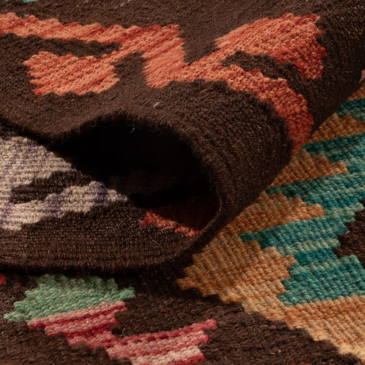 Dywan Kelim - Splash - 307 x 205 cm - wielokolorowy