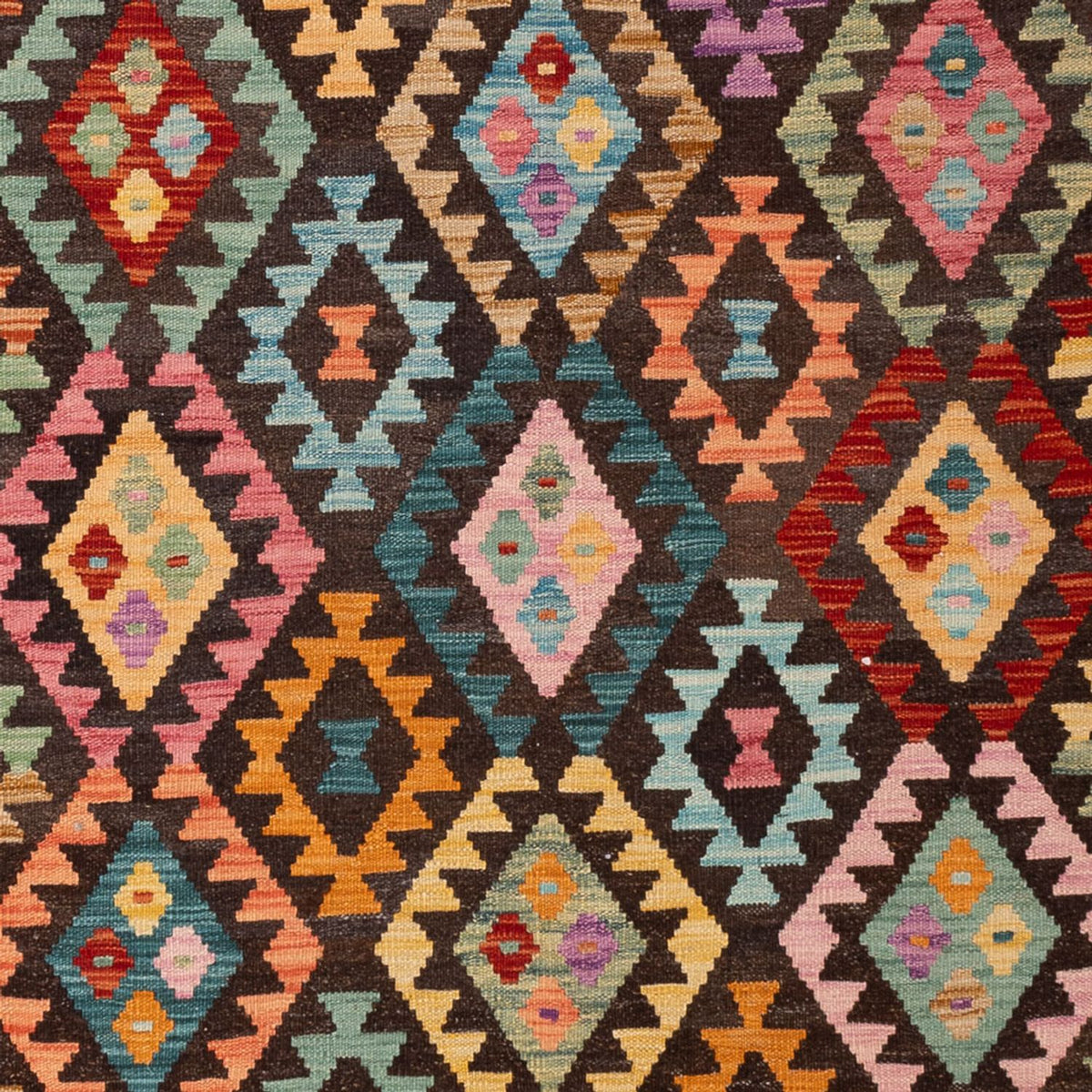 Dywan Kelim - Splash - 303 x 210 cm - wielokolorowy