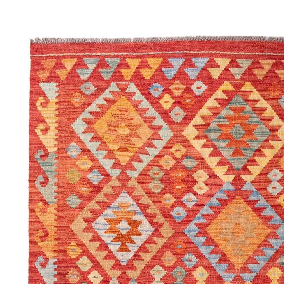 Dywan Kelim - Splash - 301 x 193 cm - wielokolorowy