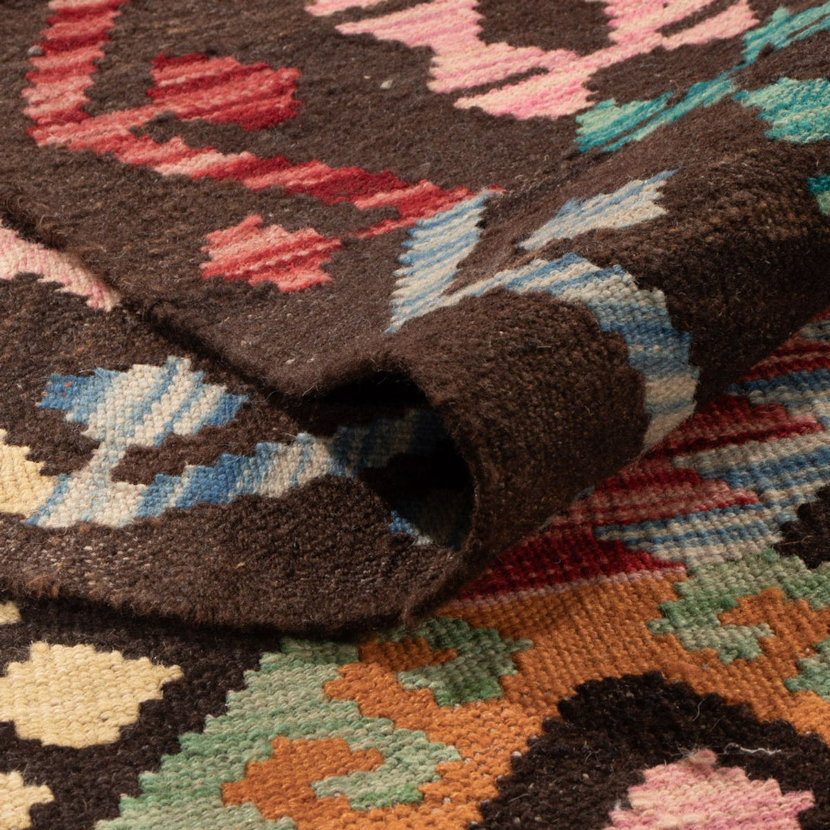 Dywan Kelim - Splash - 293 x 206 cm - wielokolorowy