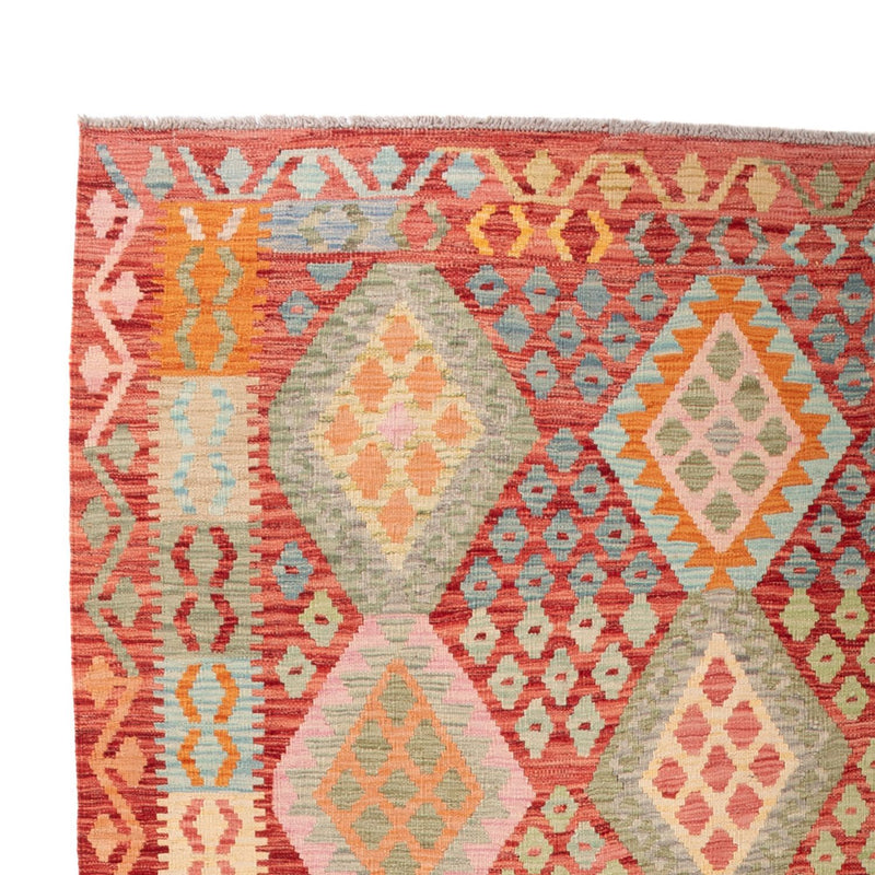 Dywan Kelim - Splash - 308 x 206 cm - wielokolorowy