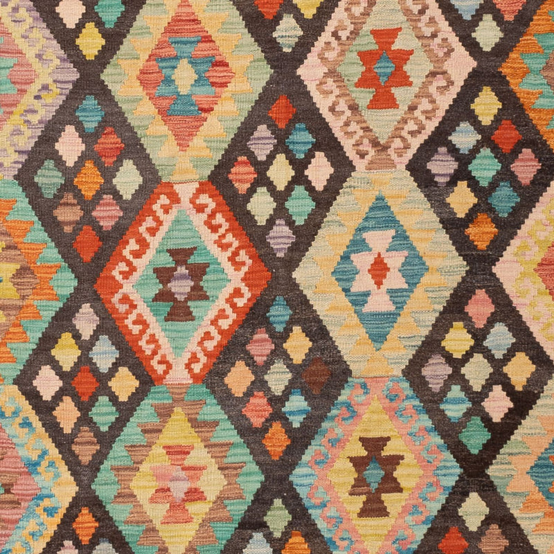 Dywan Kelim - Splash - 306 x 201 cm - wielokolorowy