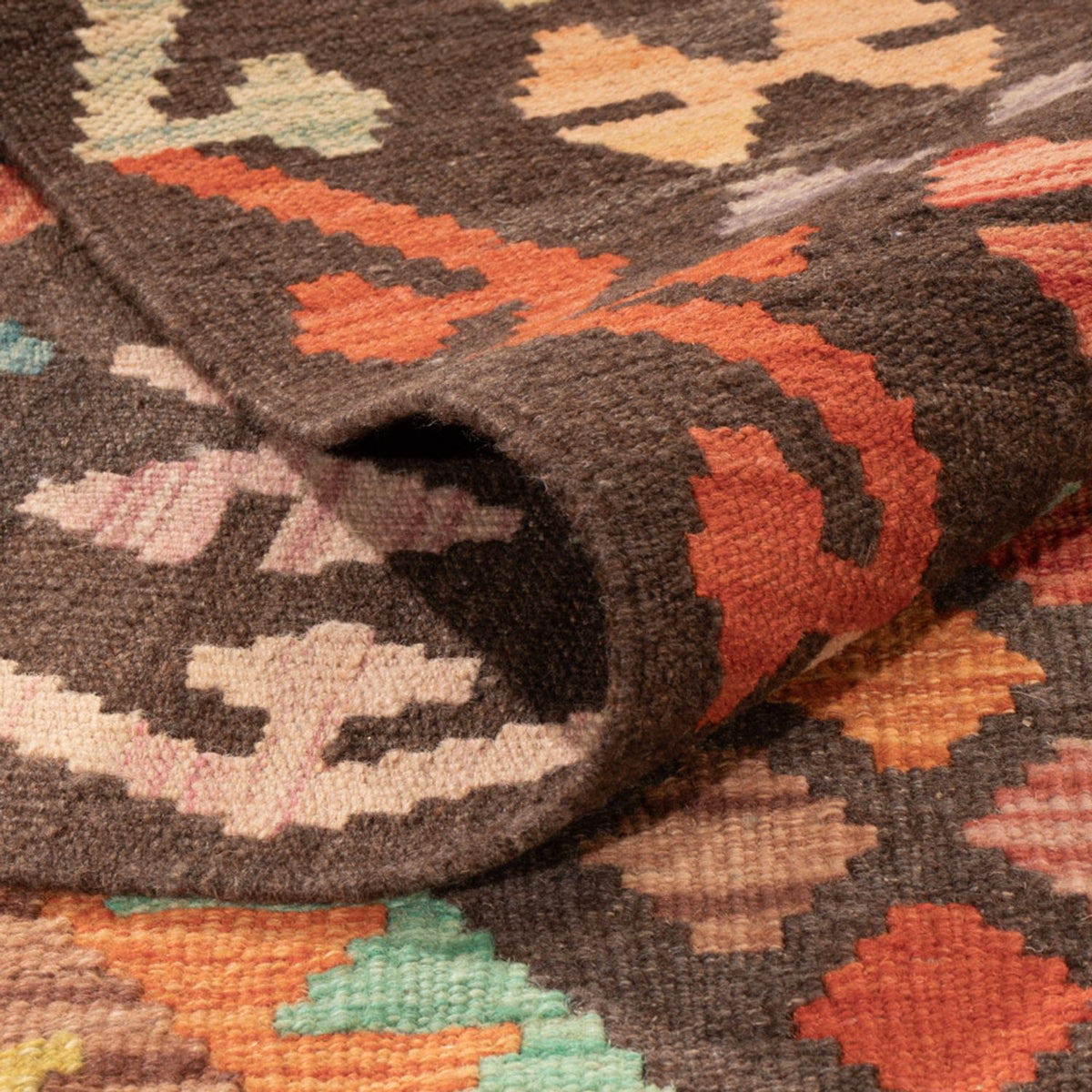 Dywan Kelim - Splash - 306 x 201 cm - wielokolorowy