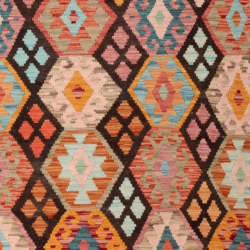 Dywan Kelim - Splash - 306 x 209 cm - wielokolorowy