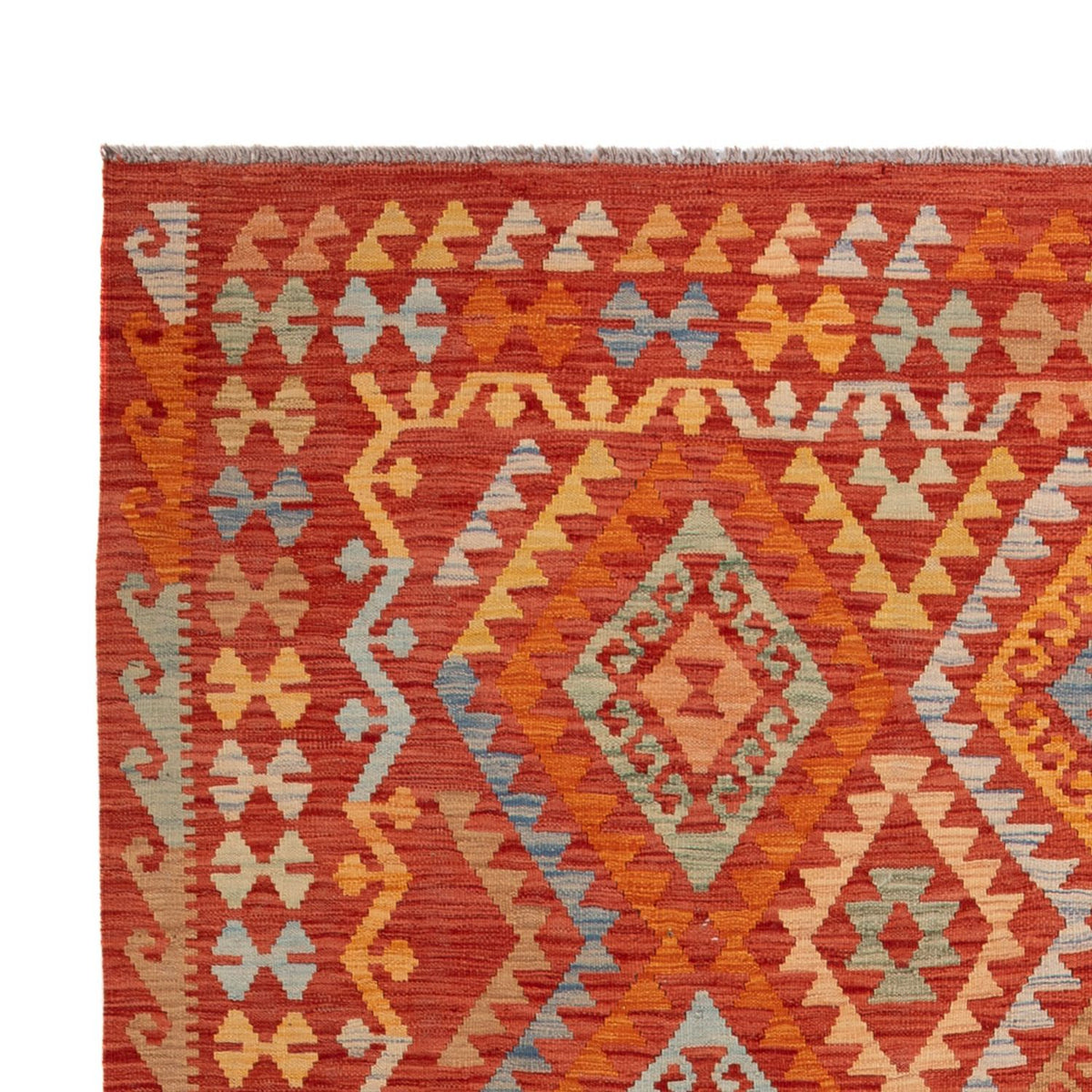 Dywan Kelim - Splash - 306 x 194 cm - wielokolorowy