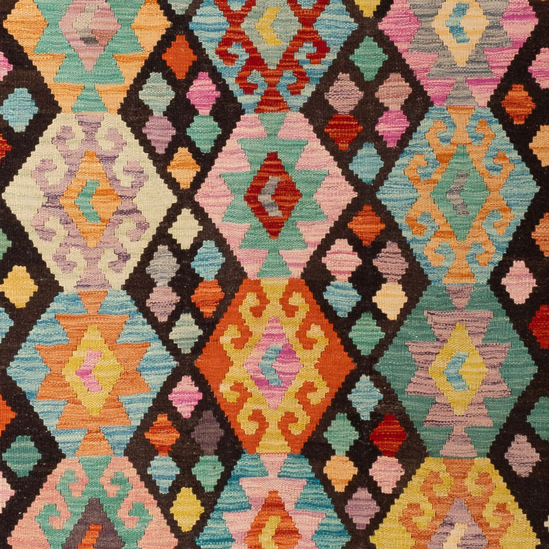 Dywan Kelim - Splash - 291 x 197 cm - wielokolorowy