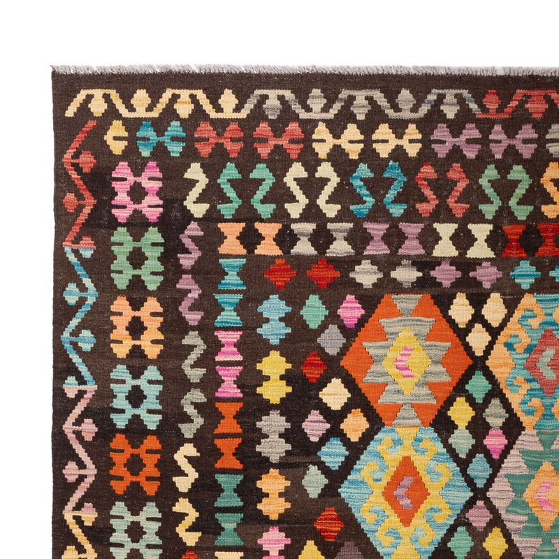 Dywan Kelim - Splash - 291 x 197 cm - wielokolorowy