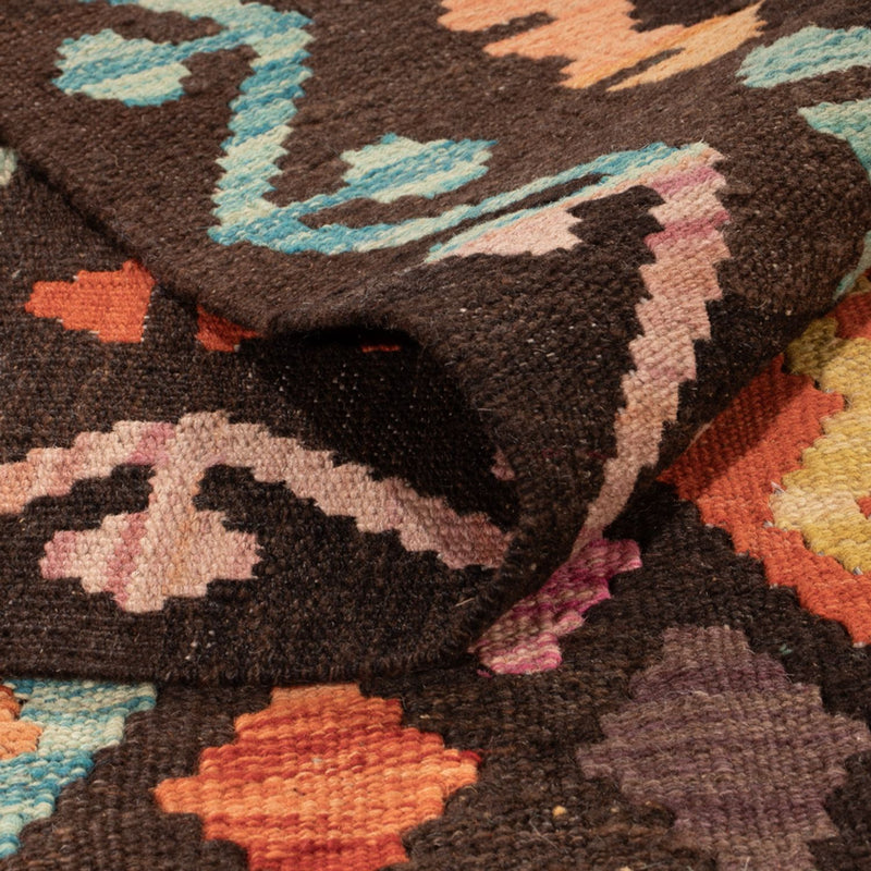 Dywan Kelim - Splash - 291 x 197 cm - wielokolorowy