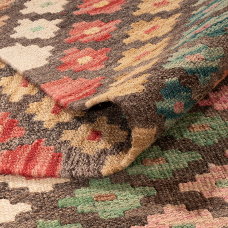 Dywan Kelim - Splash - 296 x 204 cm - wielokolorowy