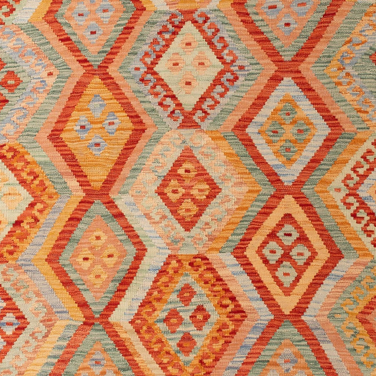 Dywan Kelim - Splash - 299 x 206 cm - wielokolorowy