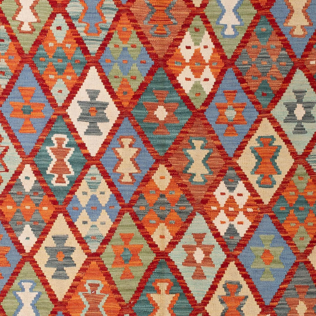 Dywan Kelim - Splash - 294 x 213 cm - wielokolorowy