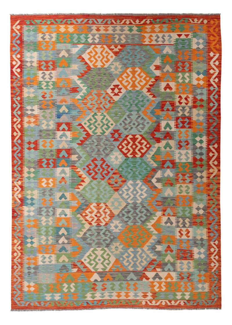 Dywan Kelim - Splash - 287 x 211 cm - wielokolorowy