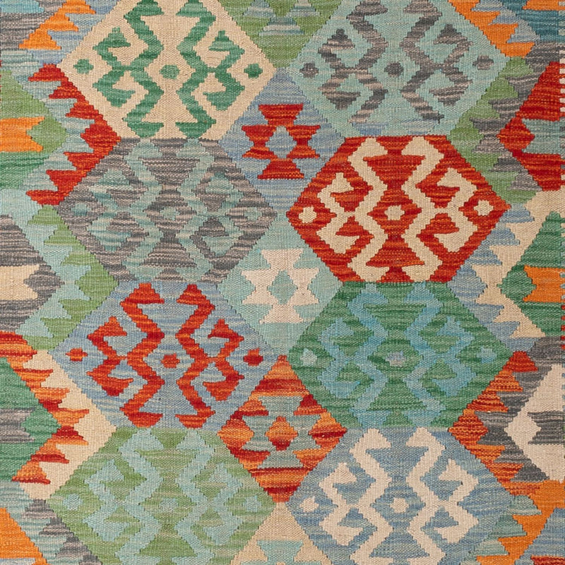 Dywan Kelim - Splash - 287 x 211 cm - wielokolorowy