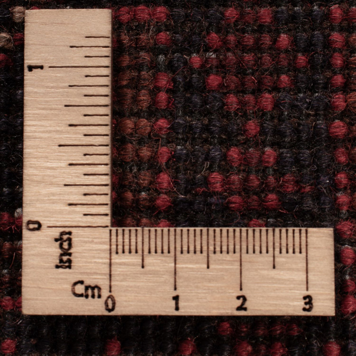 Afgański dywan - Kunduz - 195 x 128 cm - ciemna czerwień